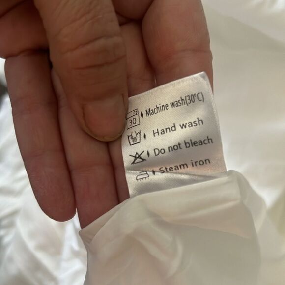 Zesica Square Neck Short Puff Sleeve Smocked Flowy A-line Tiered Midi Dress - Picture 10 of 13